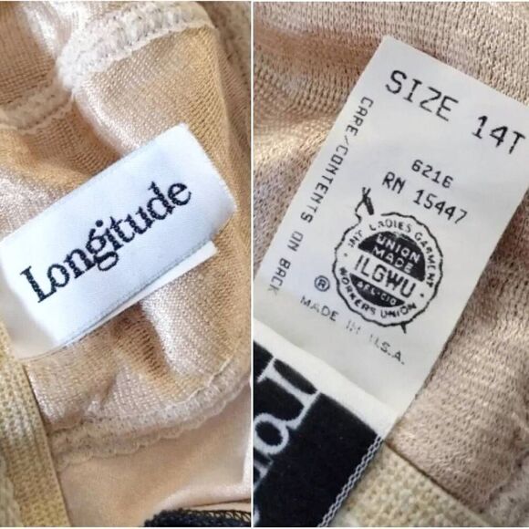 Vintage Black Gold Buttons Cut Outs One Piece Swimsuit Size 14 *fits like Med - Picture 11 of 15